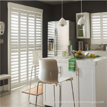 Elgant Aluminum Framed Glass Louvre Door